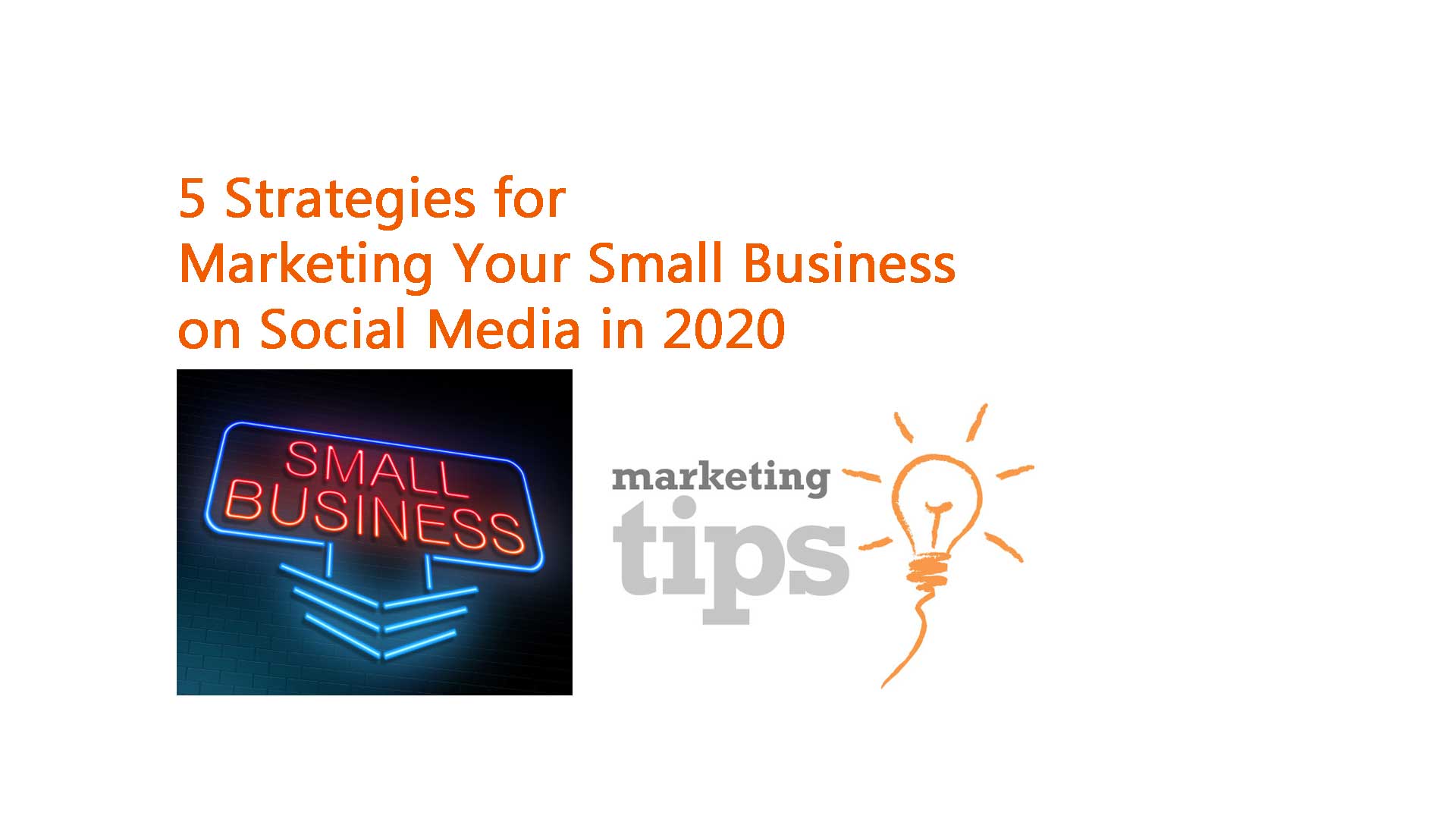 small business social media marketing